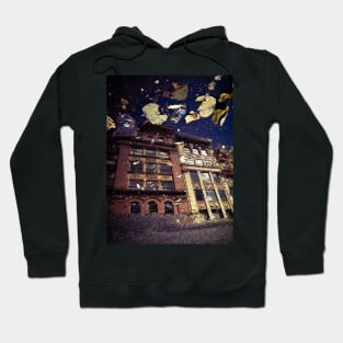 SoHo Buildings Rain Puddle Reflection NYC Hoodie